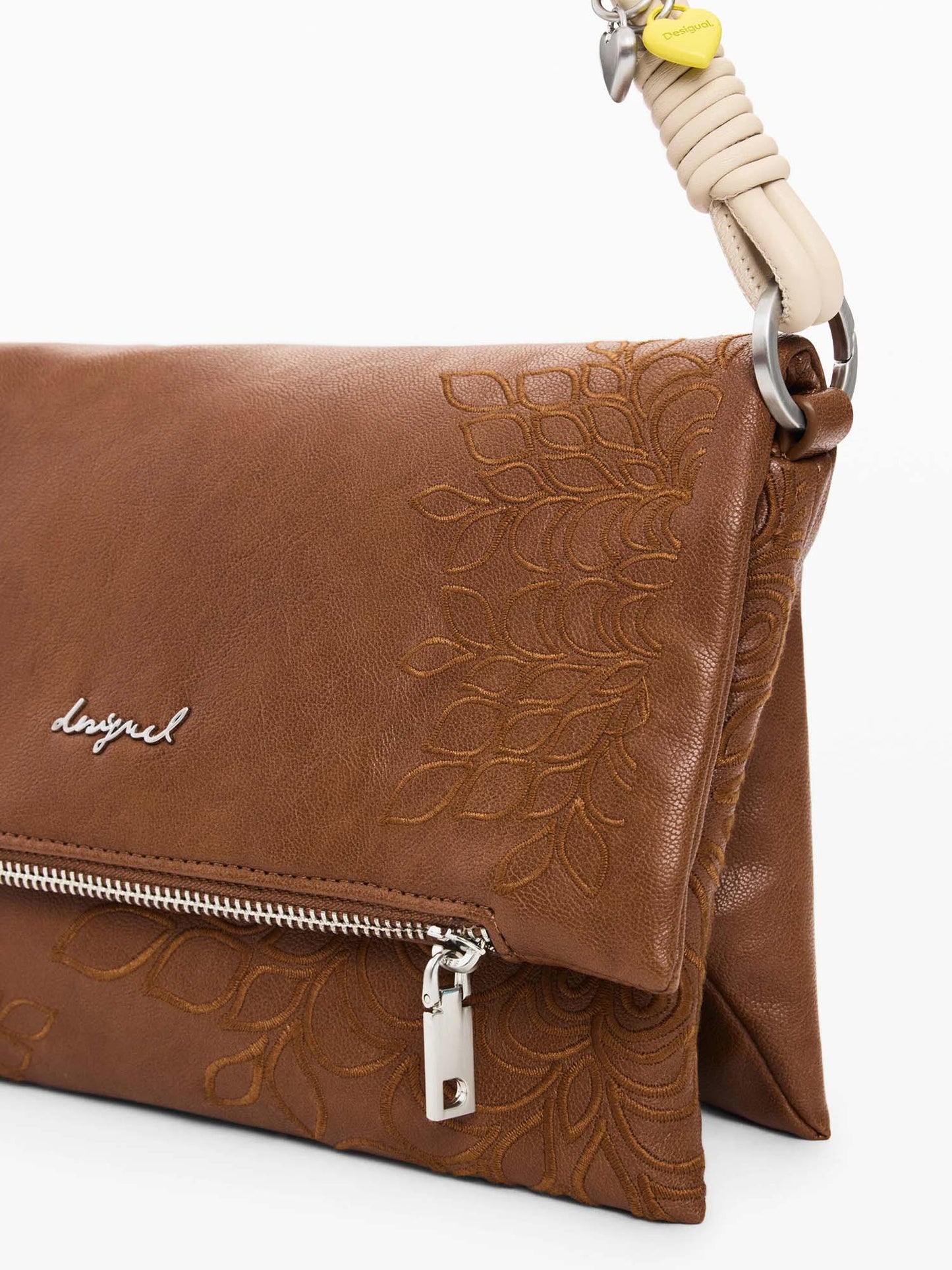 Borsa Desigual beige da donna adulto per la primavera estate