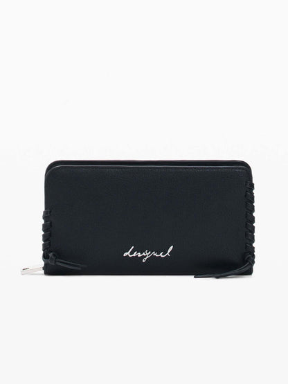 Portafoglio da donna adulto Desigual nero dallo stile unico
