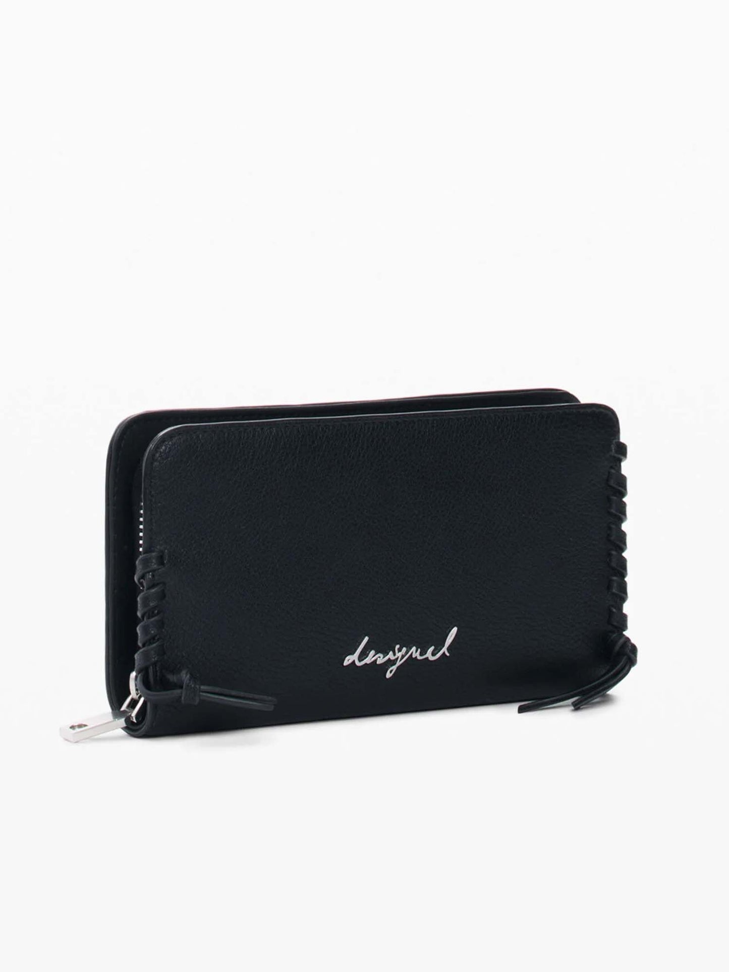 Portafoglio da donna adulto Desigual nero dallo stile unico