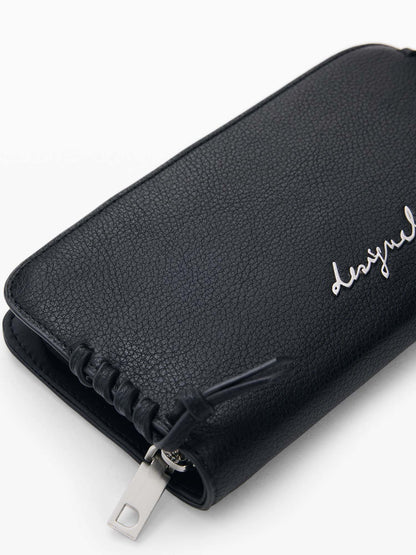 Portafoglio da donna adulto Desigual nero dallo stile unico