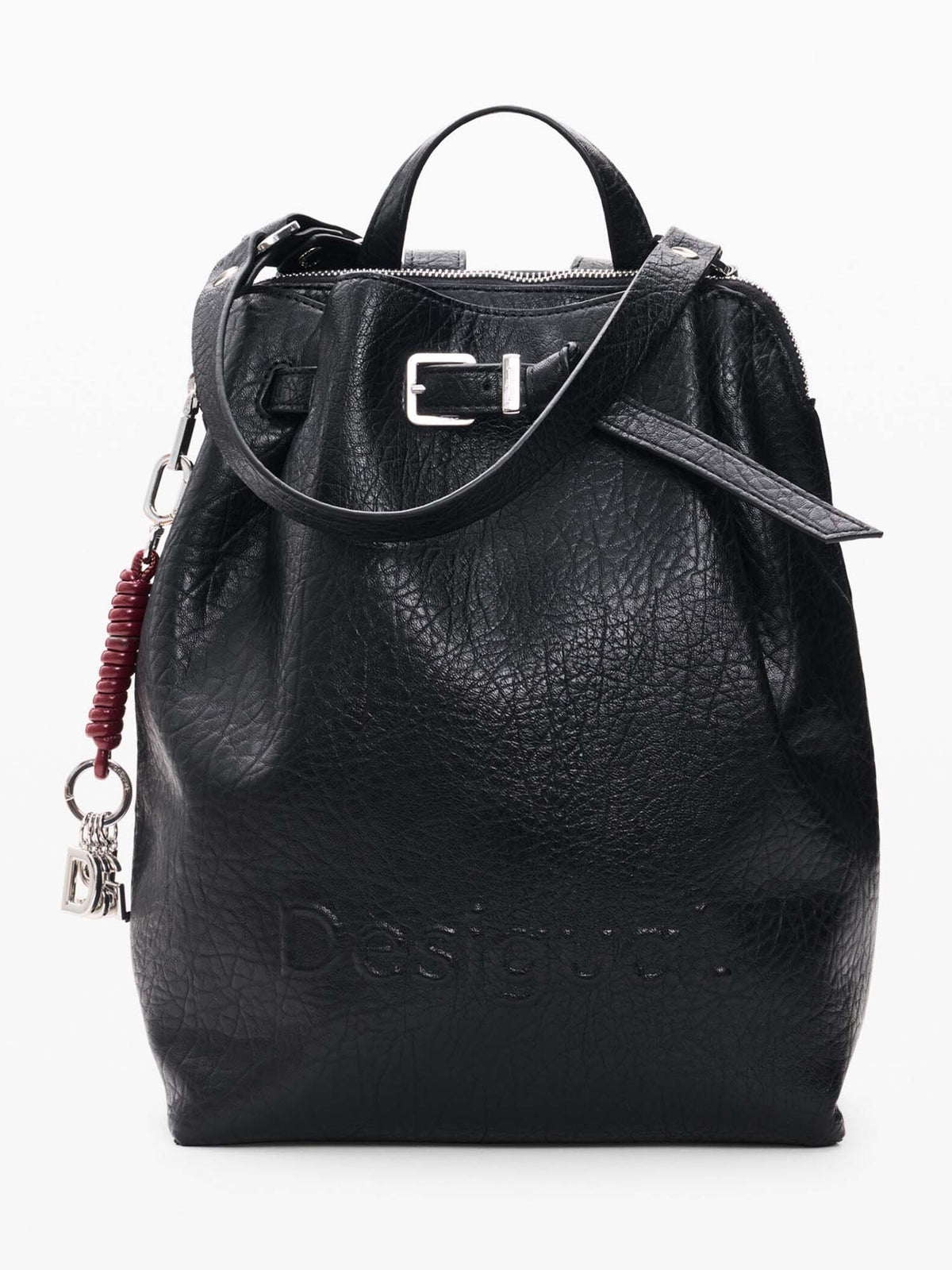 Desigual Half Logo, zaino da donna nero