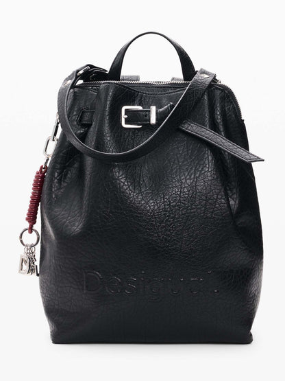 Desigual Half Logo, zaino da donna nero