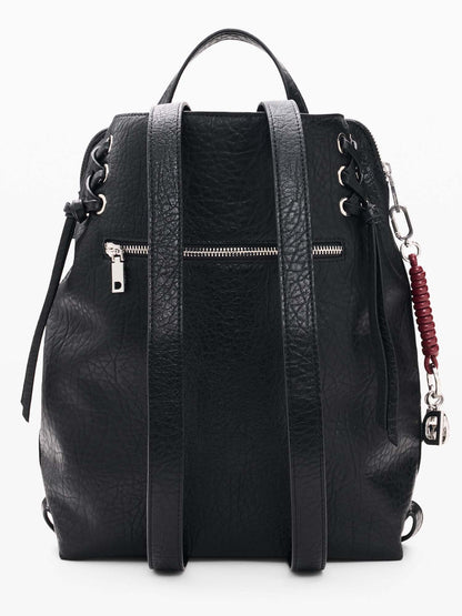 Desigual Half Logo, zaino da donna nero