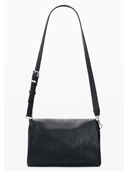 Desigual Half Logo, borsa da donna nera