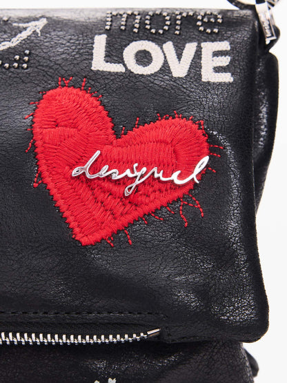 Desigual Wow, borsa da donna nera