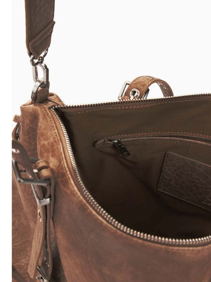 Desigual Half Logo, borsa da donna marrone