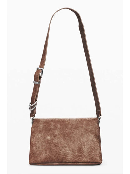 Desigual Half Logo, borsa da donna marrone