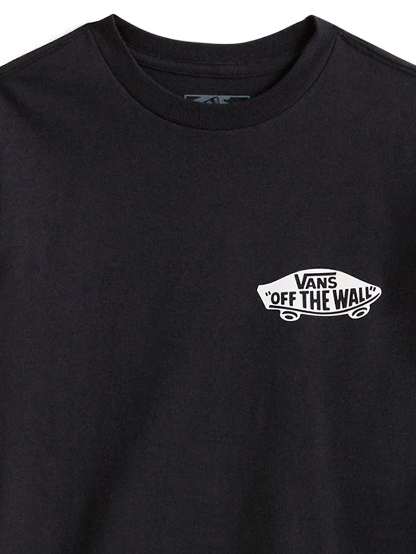 T-shirt maniche corte Vans nera per bambino unisex