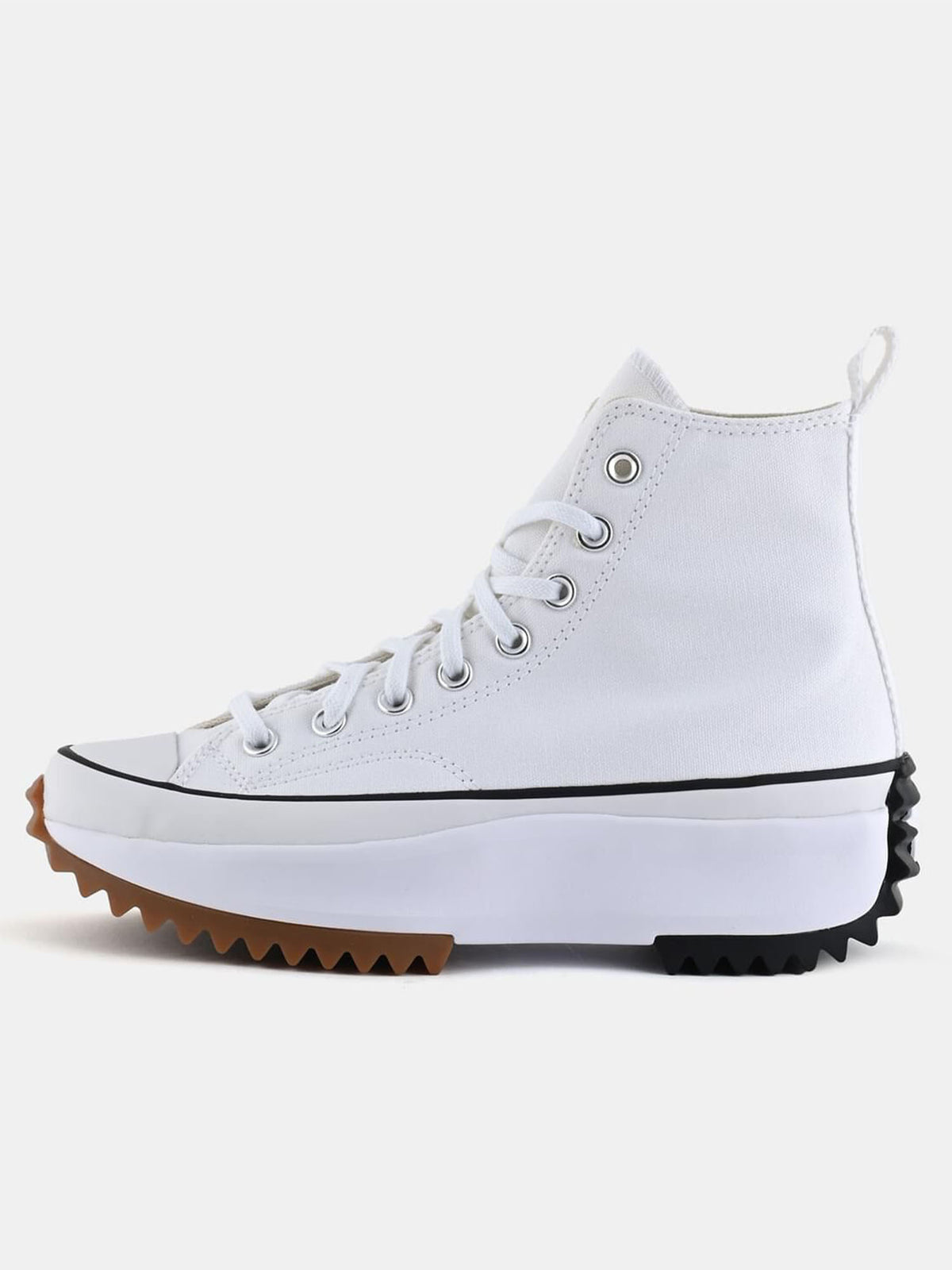 Converse run star hi sneakers da donna bianco