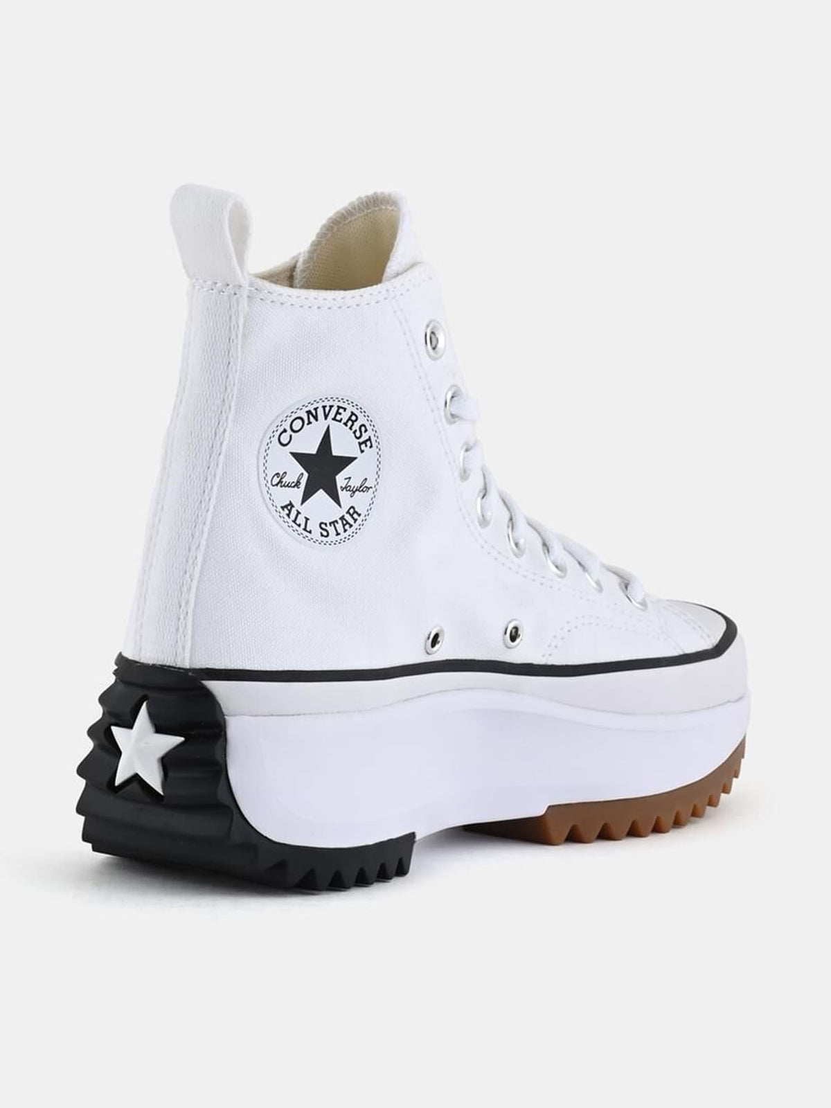 Converse run star hi sneakers da donna bianco
