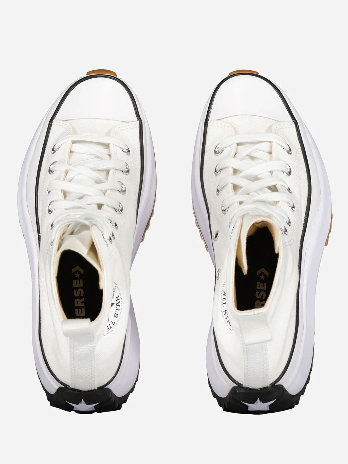 Converse Run Star Hi, sneakers donna bianche dallo stile iconico