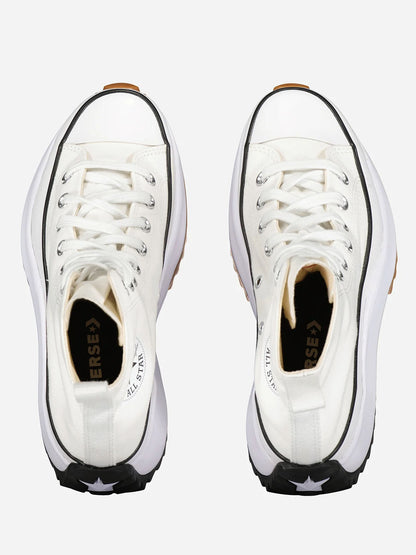 Converse Run Star Hi, sneakers donna bianche dallo stile iconico