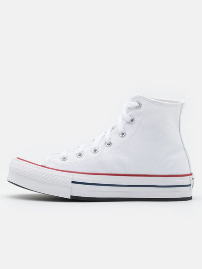 Sneakers platform Converse bianche da donna casual