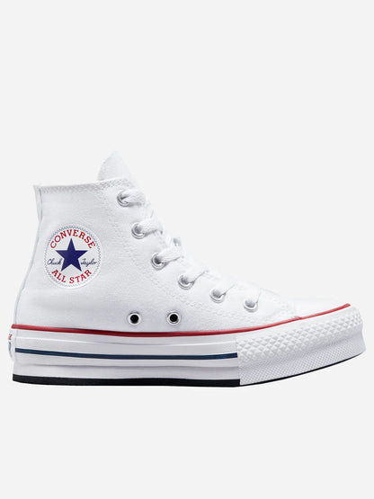 SNEAKERS PLATFORM CONVERSE DA BAMBINA BIANCO