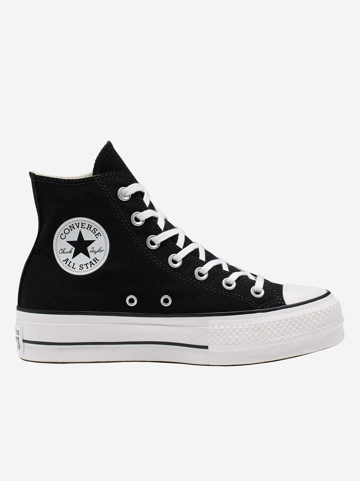 SNEAKERS CONVERSE PLATFORM DONNA NERO