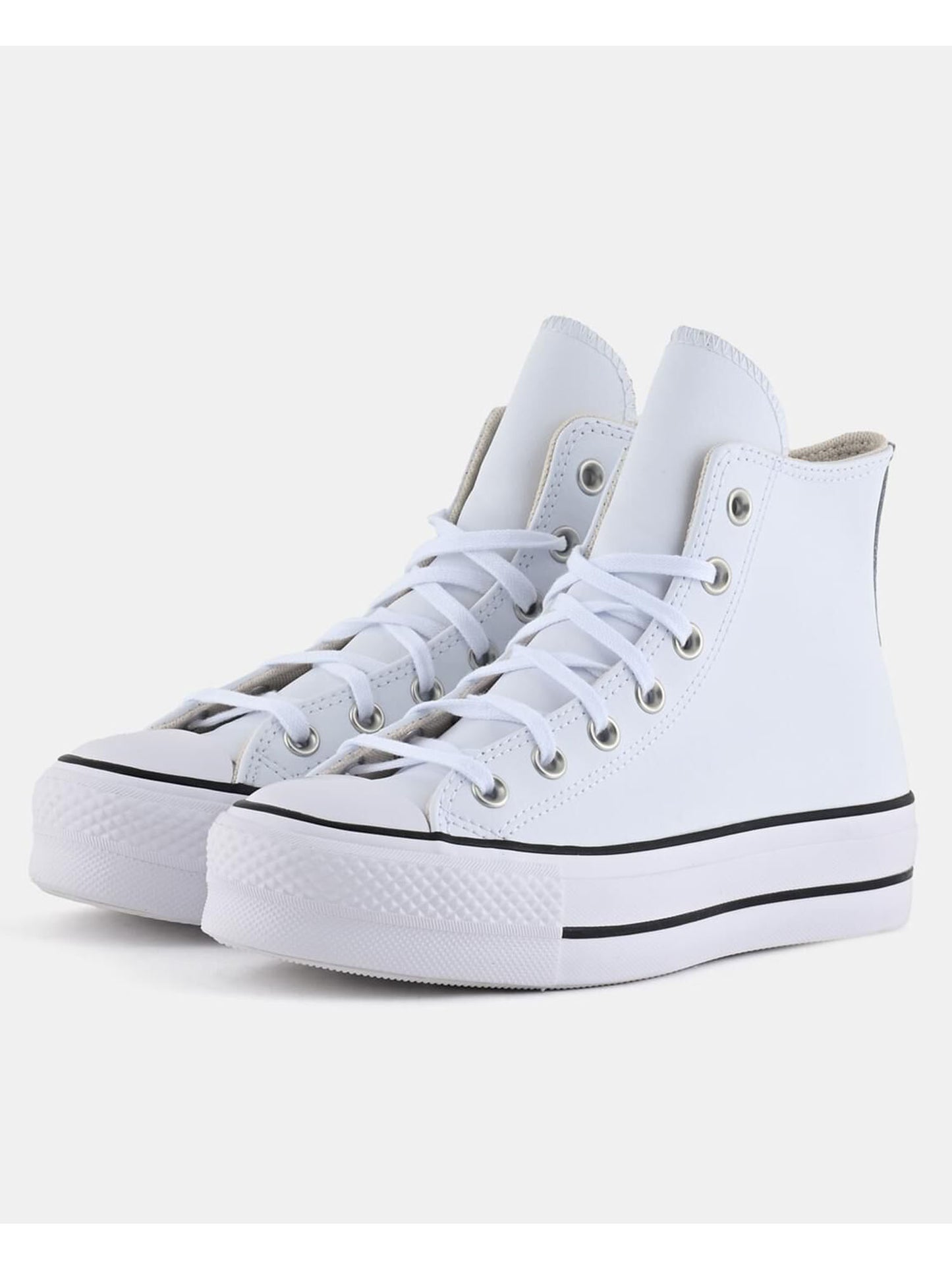 CONVERSE LIFT LEATHE - BIANCO
