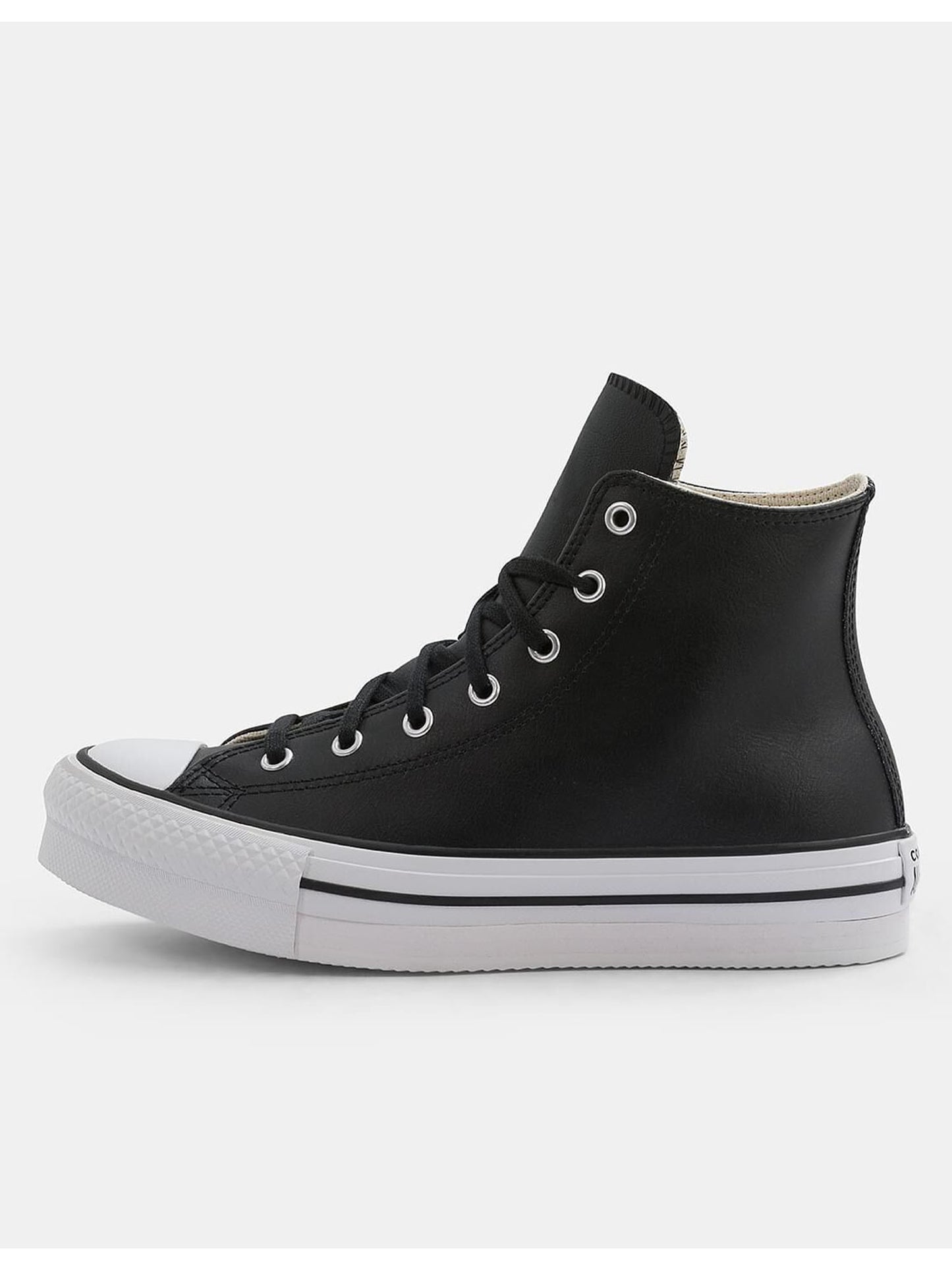 SNEAKERS CONVERSE CHUCK TAYLOR LIFT HIGH TOP DONNA NERO