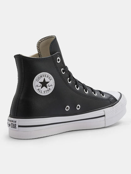 SNEAKERS CONVERSE CHUCK TAYLOR LIFT HIGH TOP DONNA NERO