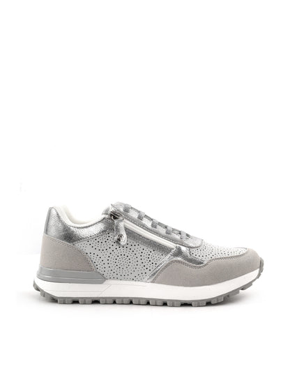 Tiglio Ramblas, sneakers donna dal design sofisticato in argento