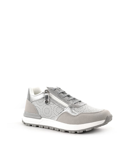 Tiglio Ramblas, sneakers donna dal design sofisticato in argento