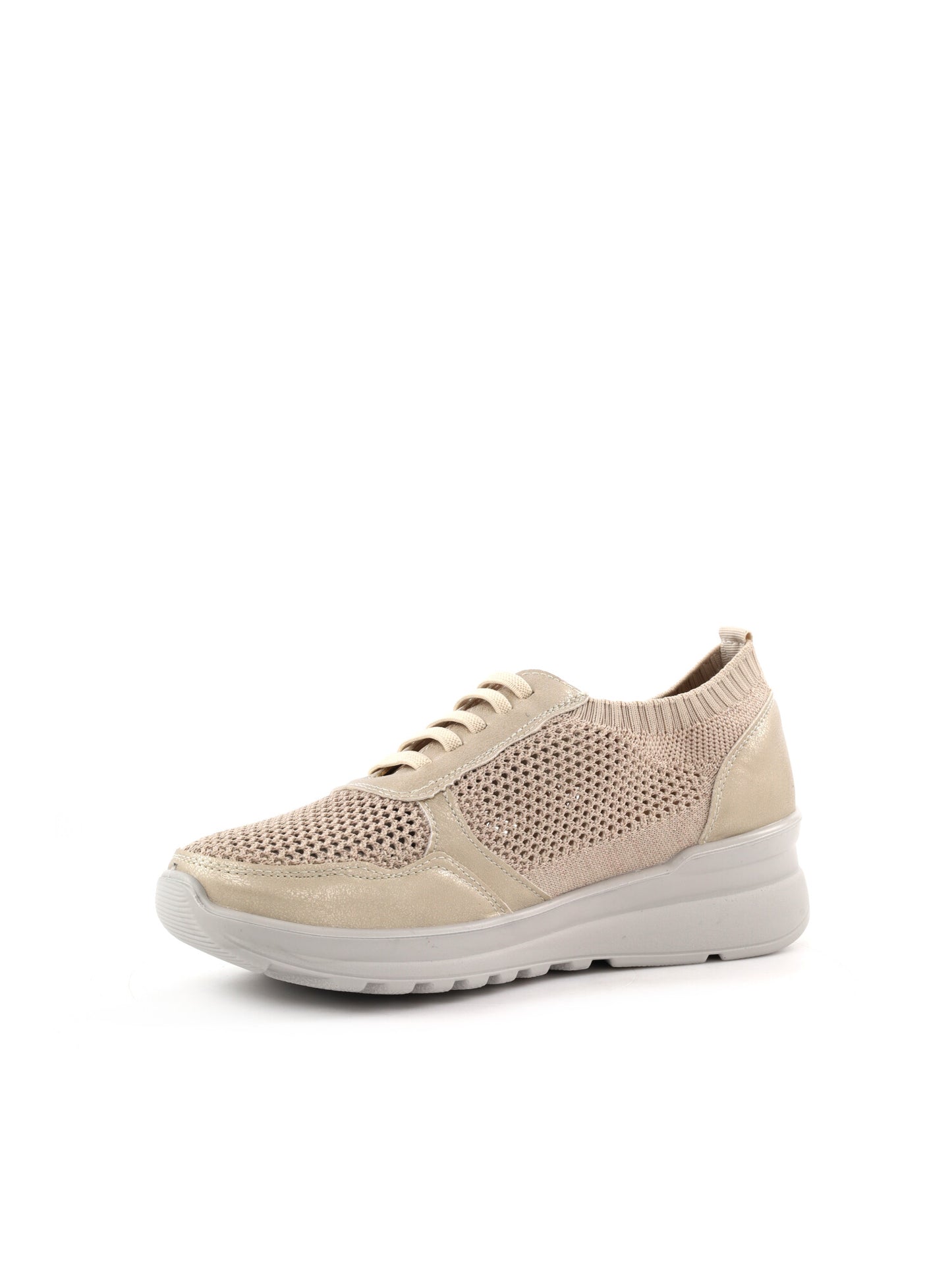 Tiglio Slip on Ramblas elastico donna in argento metallico