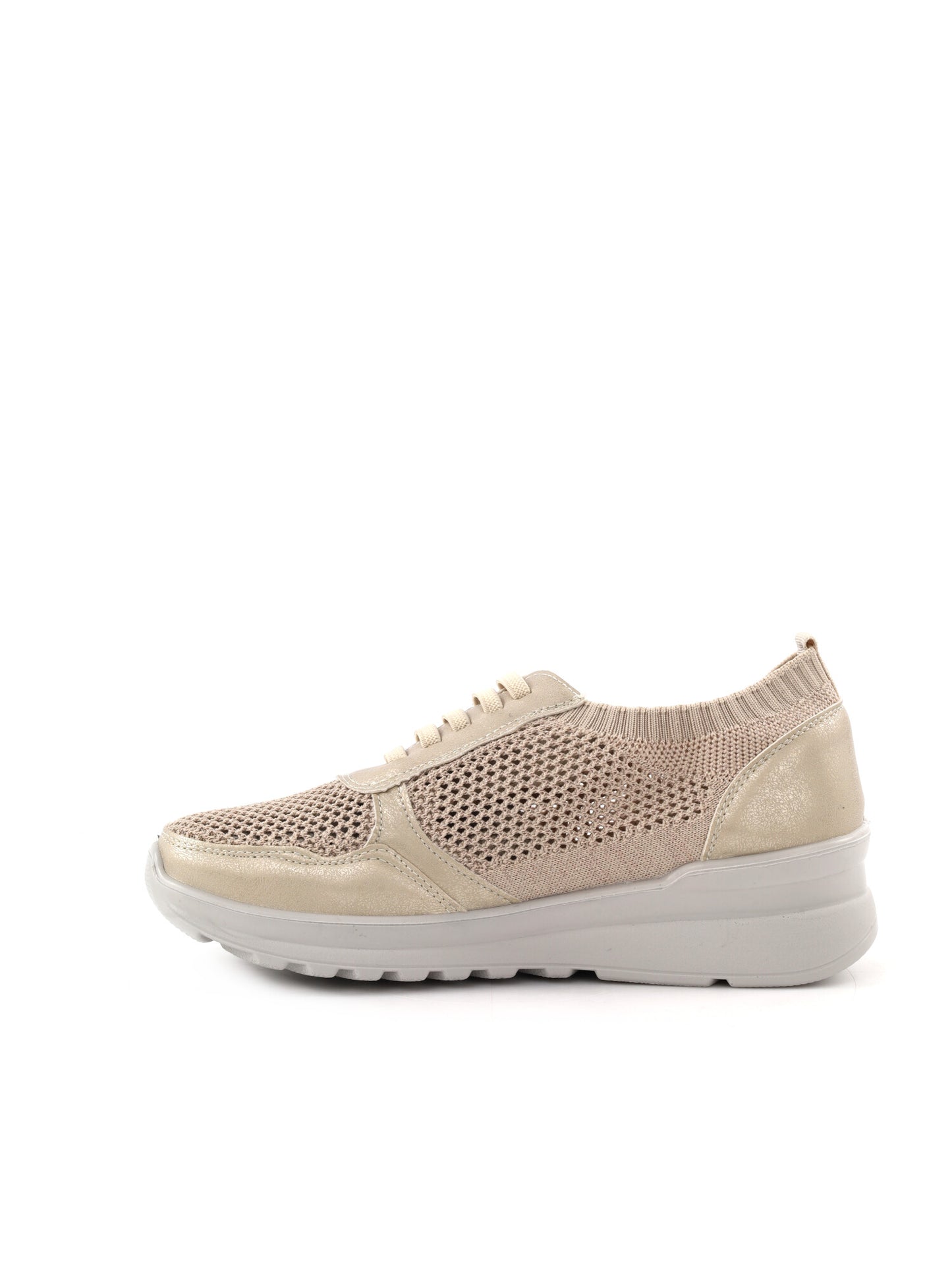 Tiglio Slip on Ramblas elastico donna in argento metallico