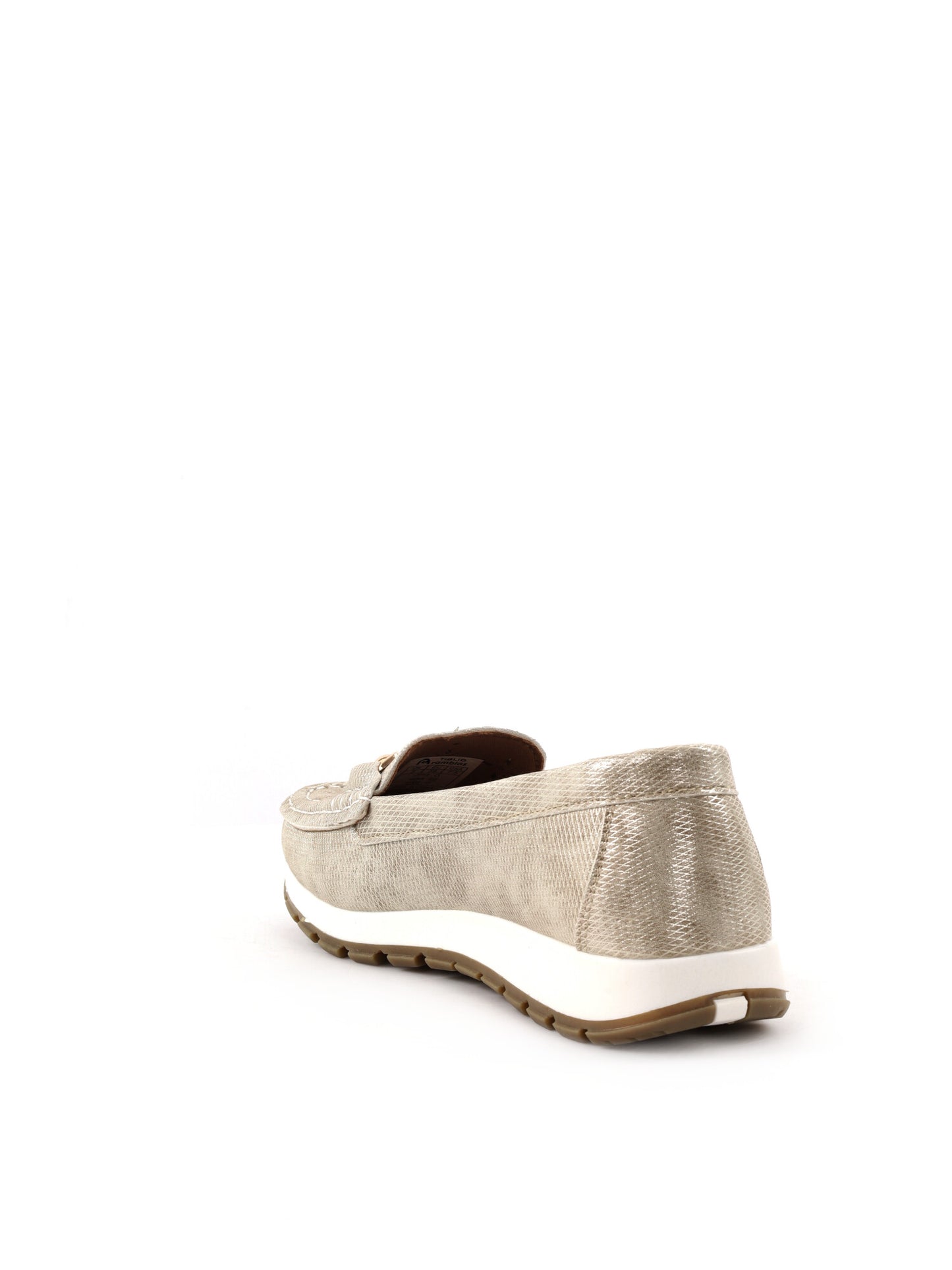 Mocassino Ramblas da donna in Argento brillante
