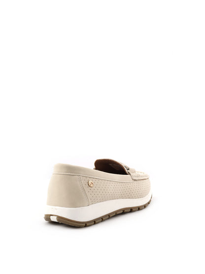 Mocassino Ramblas da donna beige, elegante e versatile