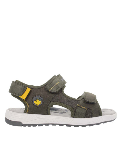 Infradito Lumberjack Breky unisex bambino verde