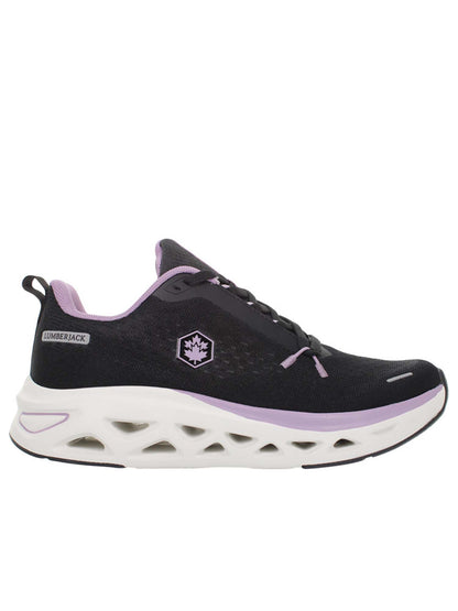 Sneakers Lumberjack Casyo donna in nero, stile e comfort quotidiano