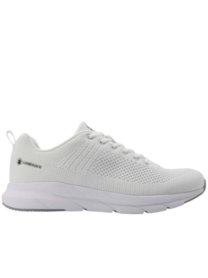 Sneakers Lumberjack Connect da uomo in bianco pulito