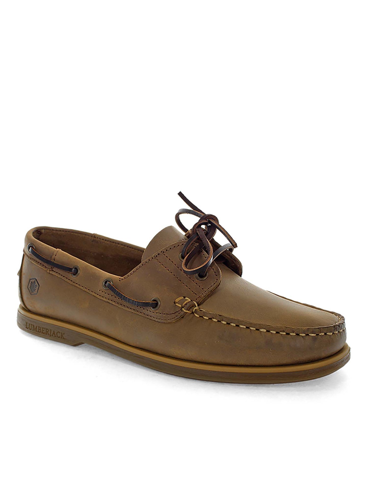 Lumberjack Navigator, scarpe da barca uomo color tan