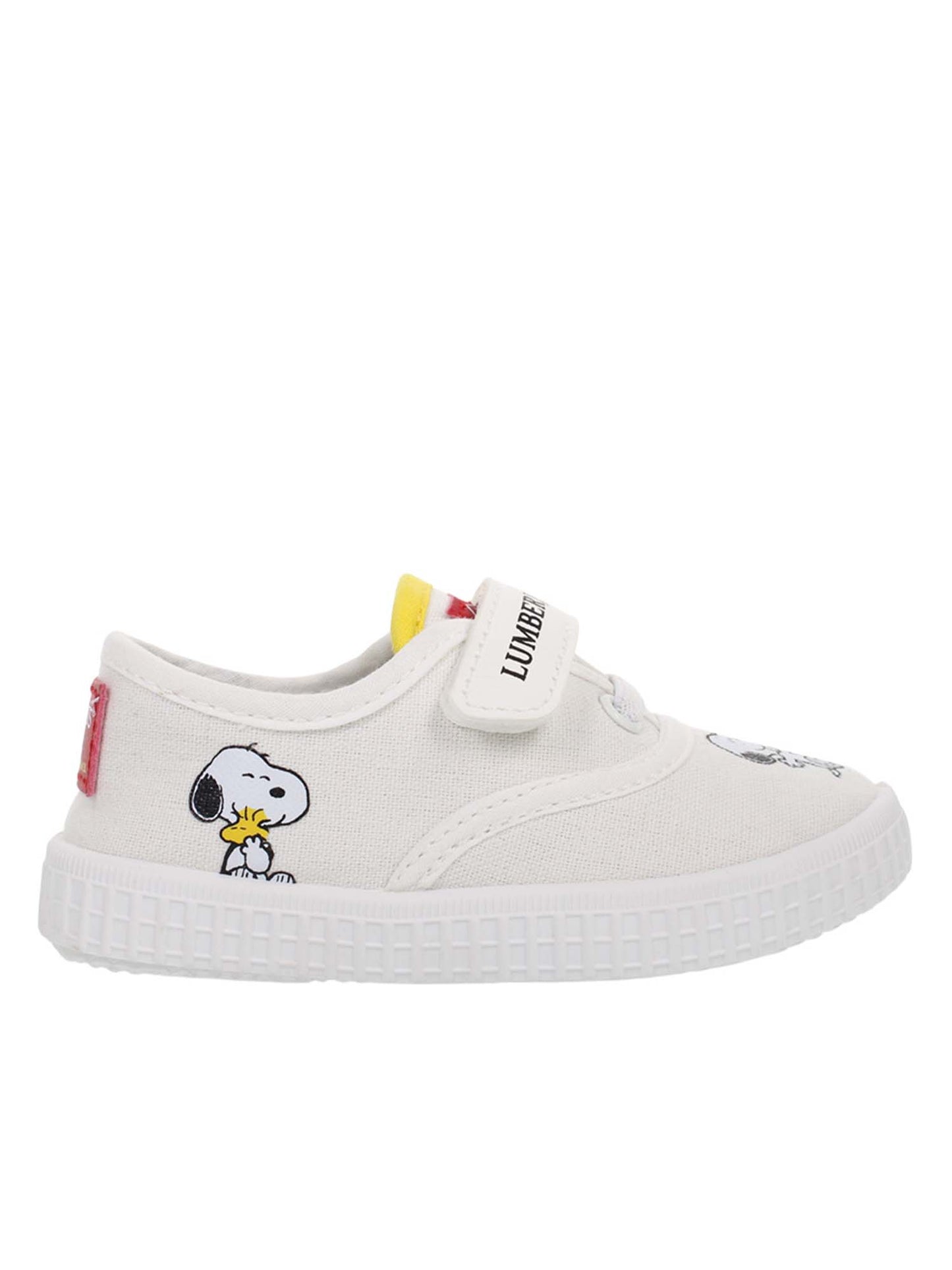 Lumberjack Bee, sneaker slip on bianca unisex bambino