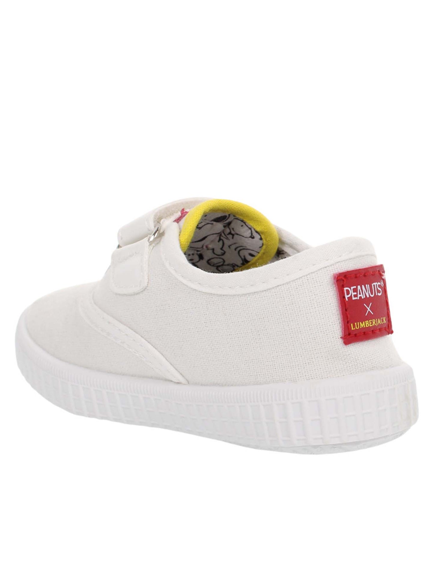Lumberjack Bee, sneaker slip on bianca unisex bambino