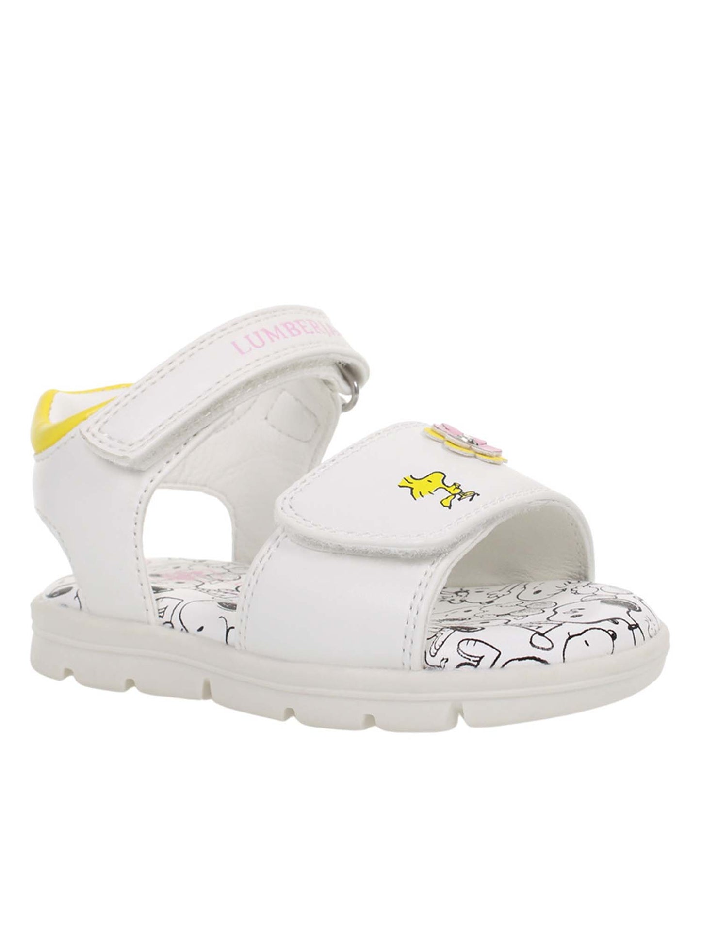 Lumberjack Whippy, infradito unisex bambino bianca per la primavera-estate