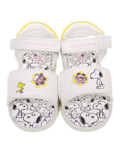 Lumberjack Whippy, infradito unisex bambino bianca per la primavera-estate