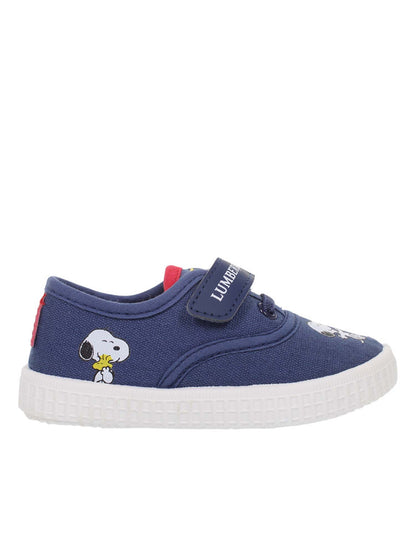 Lumberjack Bee, slip on unisex bambino blu