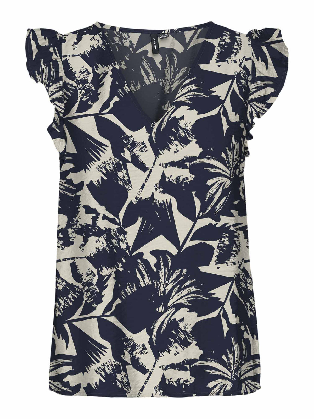 Vero moda josie blousa da donna panna-blu