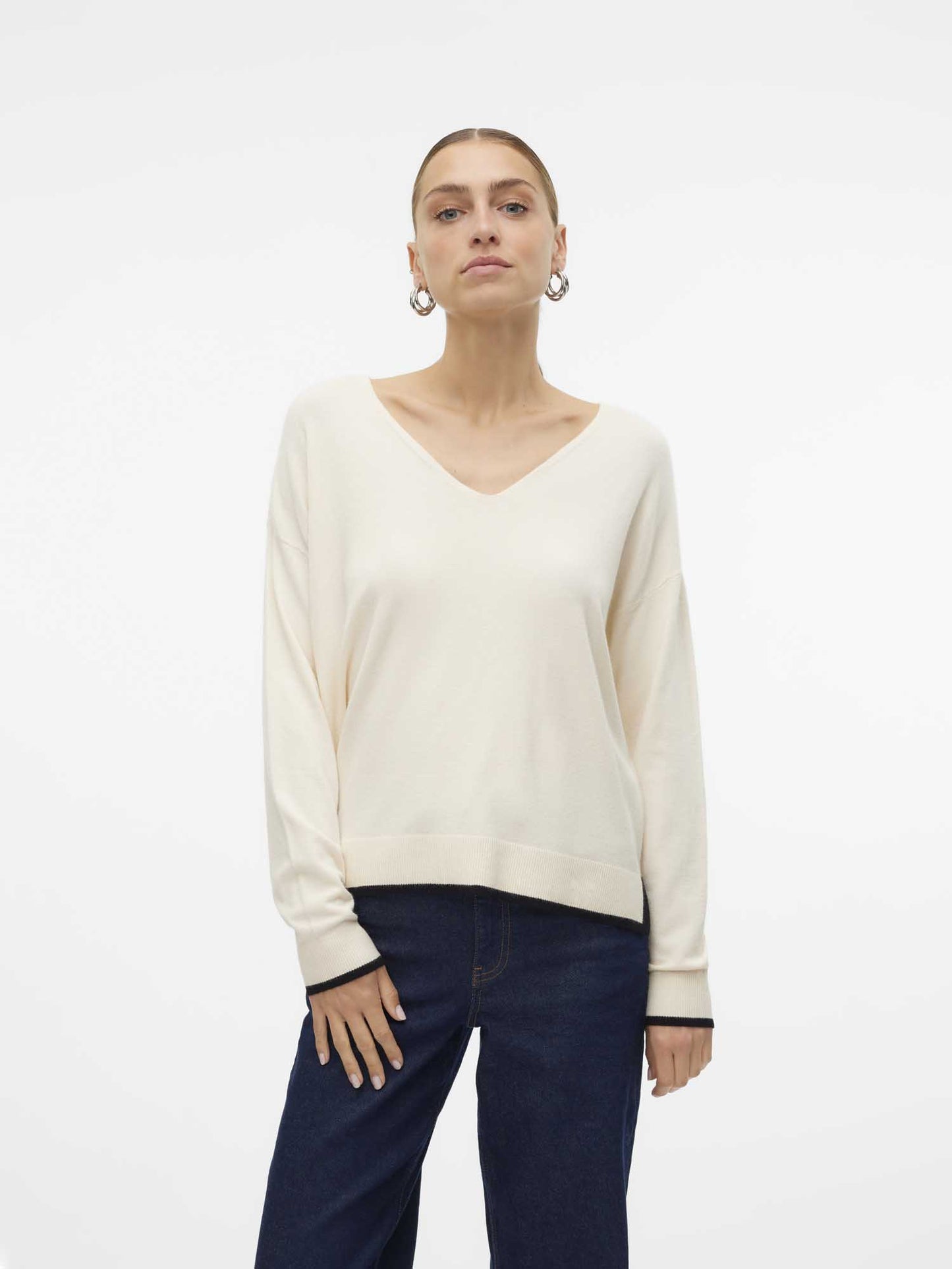 PULLOVER BREEZE VERO MODA DA DONNA PANNA