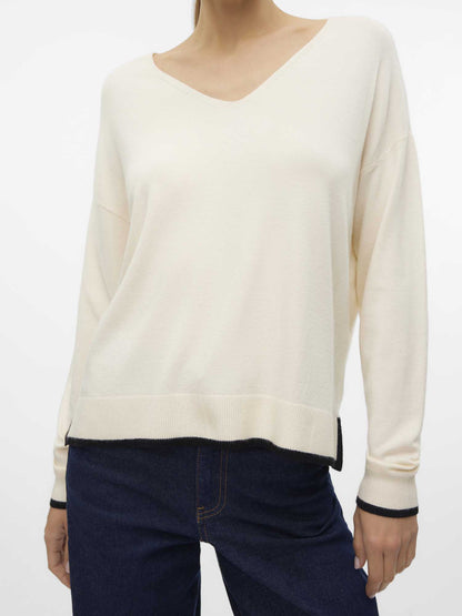 PULLOVER BREEZE VERO MODA DA DONNA PANNA