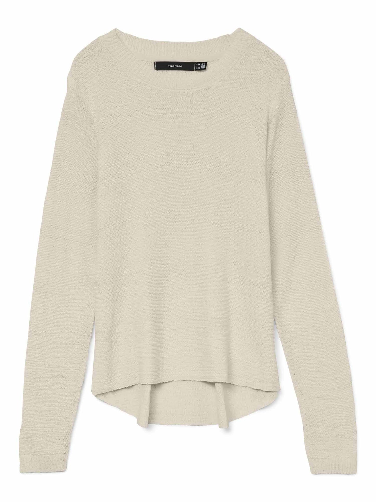 Vero Moda Pullover Vmnuevocharity da donna beige con collo girocollo