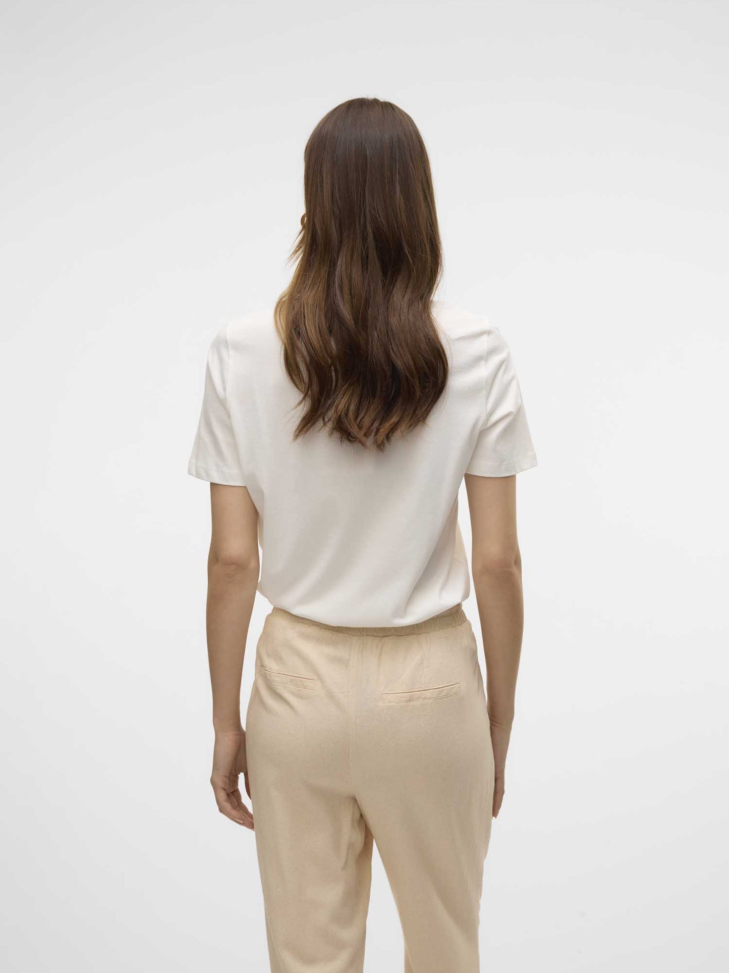 VERO MODA VISLANA SS - BIANCO CELESTE