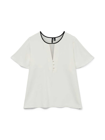VERO MODA NIMA - BIANCO-NERO