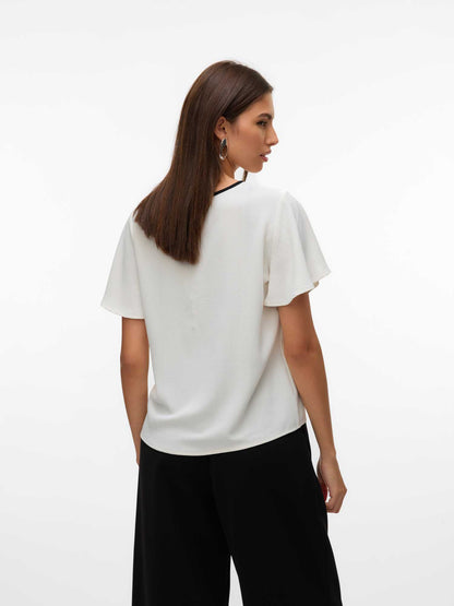 VERO MODA NIMA - BIANCO-NERO