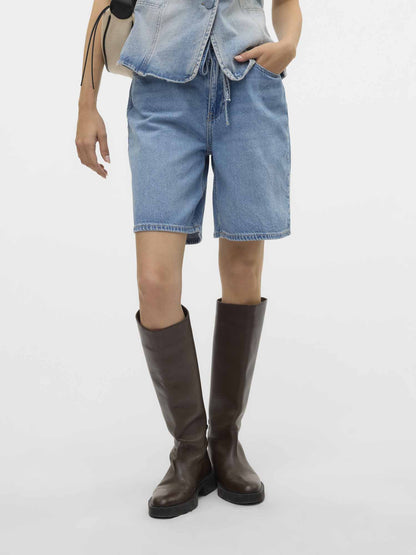 Shorts donna Vero Moda Villa in denim chiaro