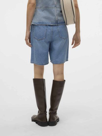 Shorts donna Vero Moda Villa in denim chiaro
