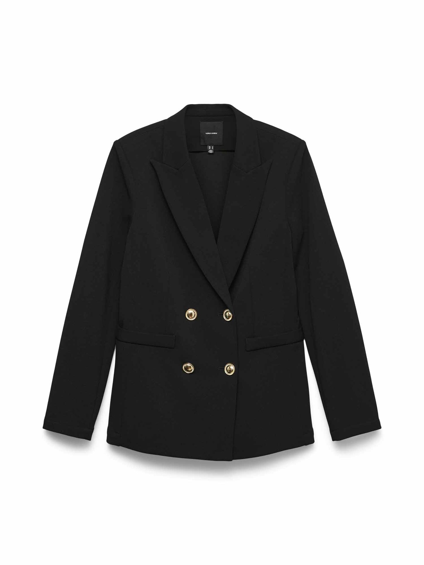 Blazer elegante Vero Moda con maniche 3/4 da donna nero