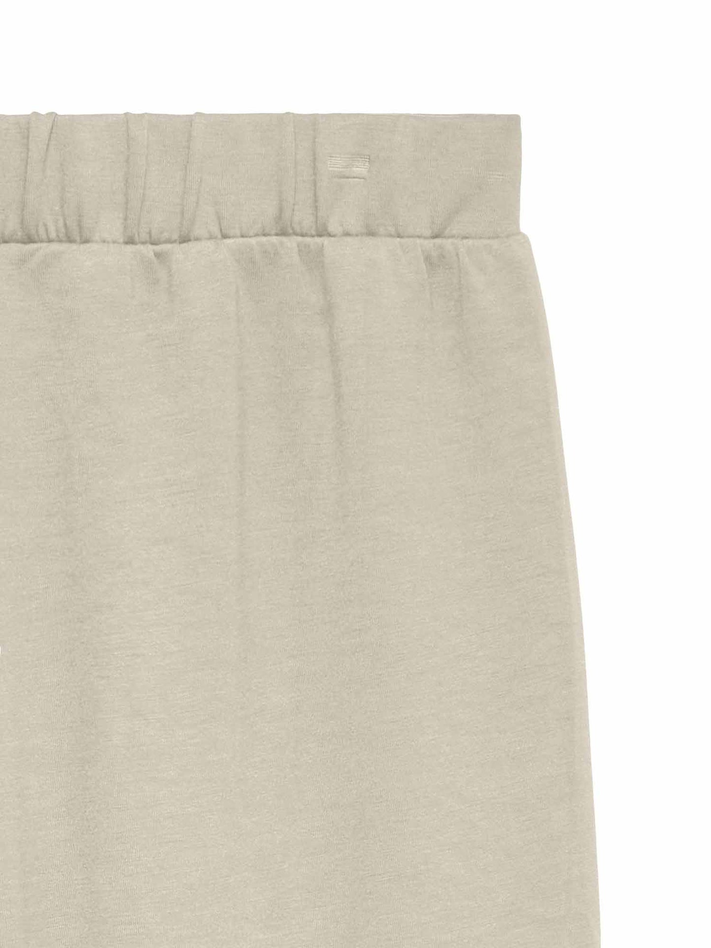 Pantaloni straight leg beige con vita elasticizzata da donna Vero Moda