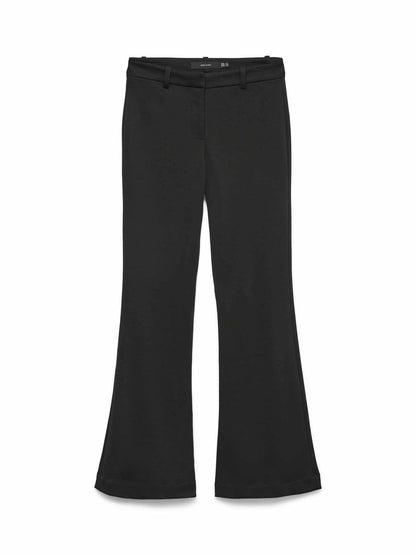 Pantaloni flare Daria da donna neri in cotone di Vero Moda