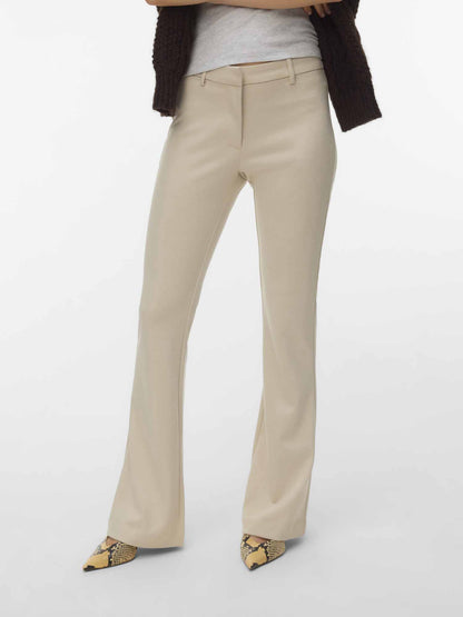 Vero moda daria pant pantalone da donna beige